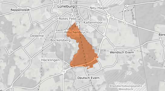 Mietspiegelkarte Lüneburg Wilschenbruch