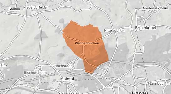 Mietspiegelkarte Maintal Wachenbuchen