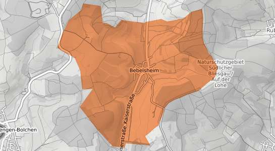 Mietspiegelkarte Mandelbachtal Bebelsheim