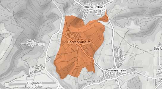 Mietspiegelkarte Mandelbachtal Heckendalheim