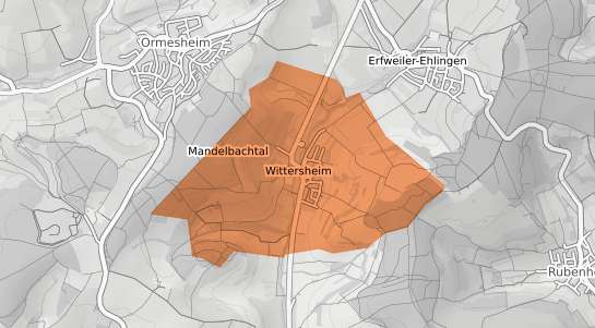 Mietspiegelkarte Mandelbachtal Wittersheim