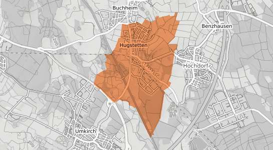 Mietspiegelkarte March Hugstetten