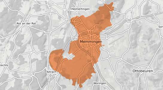Mietspiegelkarte Memmingen Memmingen