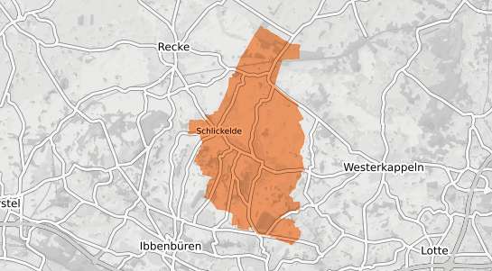 Mietspiegelkarte Mettingen Mettingen