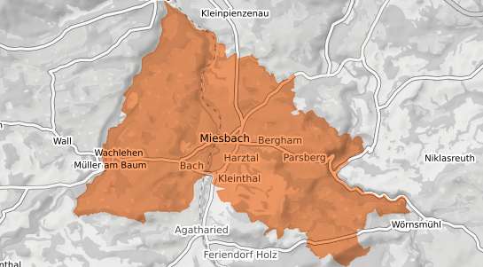 Mietspiegelkarte Miesbach Miesbach