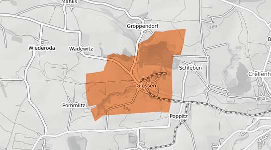 Mietspiegelkarte M&uuml;geln Glossen