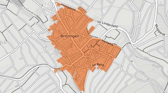 Mietspiegelkarte M&uuml;llheim (Baden) Britzingen