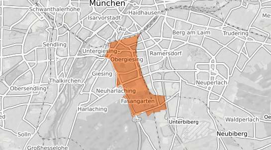 Mietspiegelkarte München Obergiesing