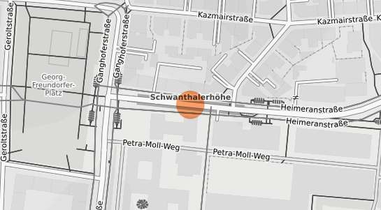 Mietspiegelkarte M&uuml;nchen Schwanthalerh&ouml;he
