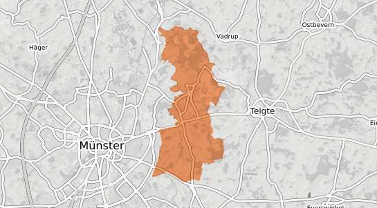 Mietspiegelkarte Münster Handorf