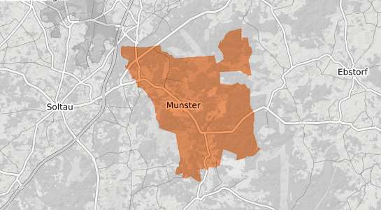 Mietspiegelkarte Munster Munster
