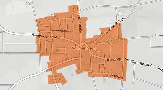 Mietspiegelkarte Nagold Vollmaringen