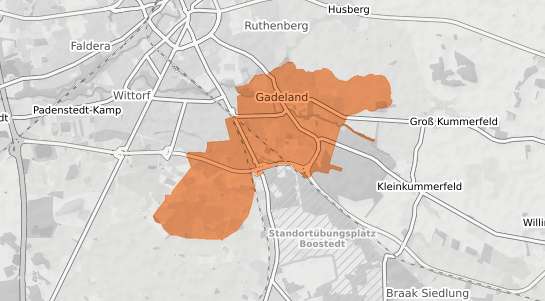Mietspiegelkarte Neum&uuml;nster Gadeland