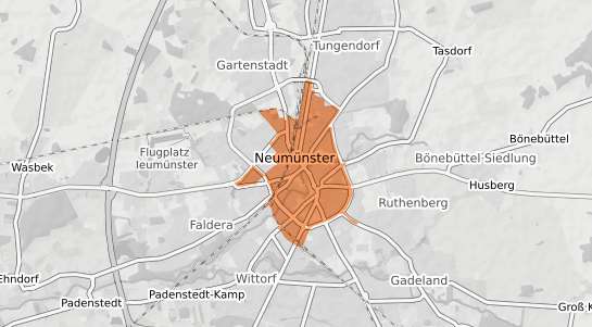 Mietspiegelkarte Neum&uuml;nster Innenstadt