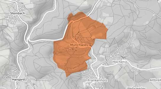 Mietspiegelkarte Neunkirchen M&uuml;nchwies