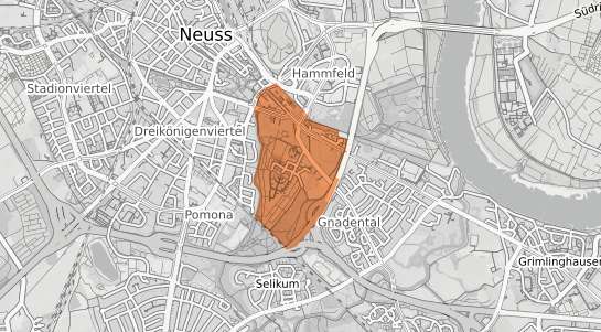 Mietspiegelkarte Neuss Augustinusviertel