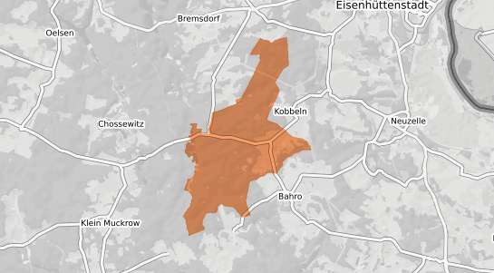 Mietspiegelkarte Neuzelle Treppeln