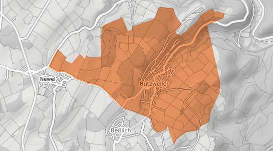 Mietspiegelkarte Newel Butzweiler