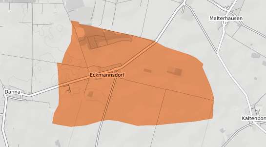 Mietspiegelkarte Niederg&ouml;rsdorf Eckmannsdorf