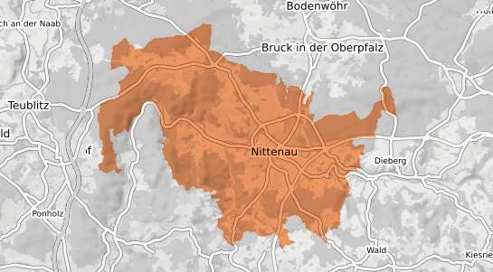 Mietspiegelkarte Nittenau Nittenau