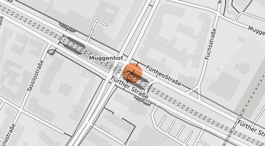 Mietspiegelkarte N&uuml;rnberg Muggenhof