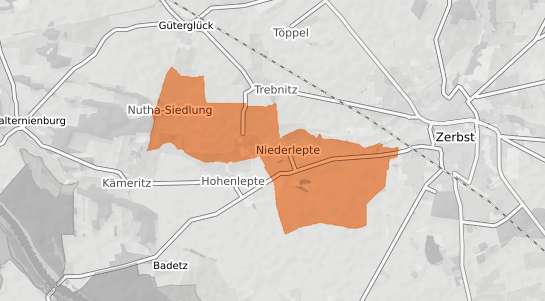 Mietspiegelkarte Nutha Nutha