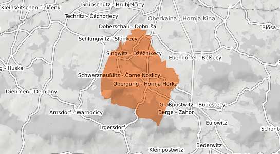 Mietspiegelkarte Obergurig Obergurig