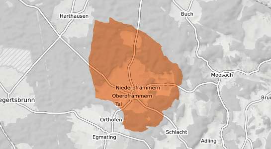 Mietspiegelkarte Oberpframmern Oberpframmern