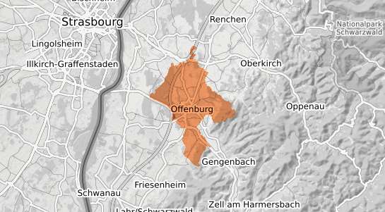Mietspiegelkarte Offenburg Offenburg