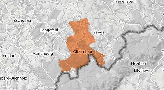 Mietspiegelkarte Olbernhau Olbernhau