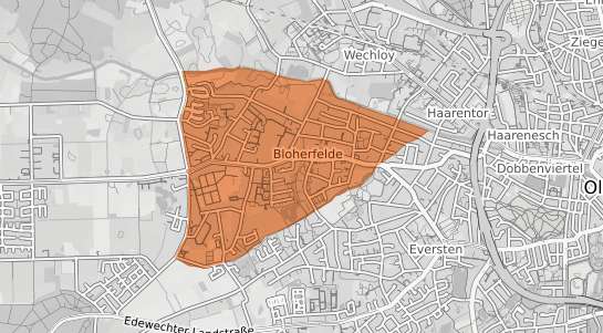 Mietspiegelkarte Oldenburg Bloherfelde