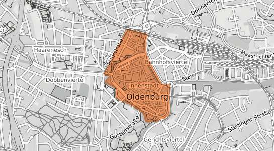 Mietspiegelkarte Oldenburg Innenstadt