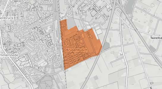 Mietspiegelkarte Oldenburg Krusenbusch