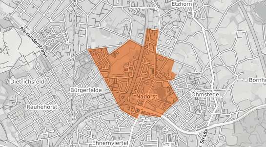 Mietspiegelkarte Oldenburg Nadorst