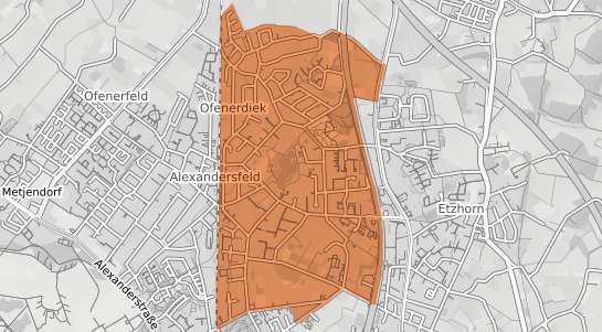 Mietspiegelkarte Oldenburg Ofenerdiek