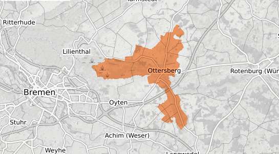 Mietspiegelkarte Ottersberg Ottersberg