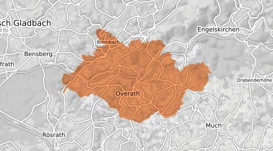 Mietspiegelkarte Overath Overath