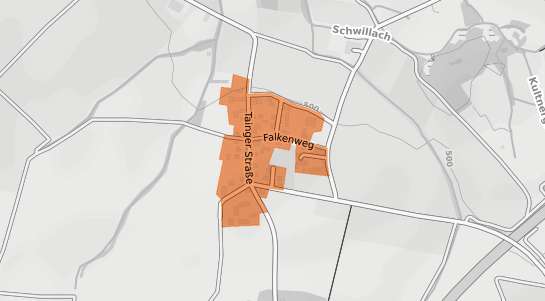 Mietspiegelkarte Pastetten Zeilern