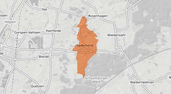 Mietspiegelkarte Petershagen Raderhorst