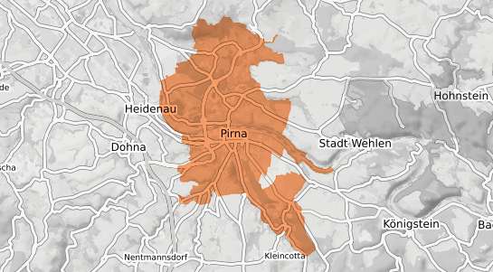 Mietspiegelkarte Pirna Pirna