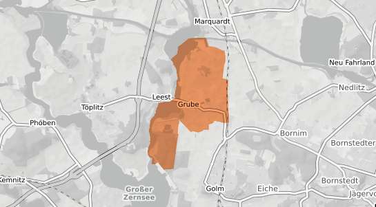 Mietspiegelkarte Potsdam Grube