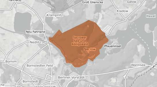 Mietspiegelkarte Potsdam Sacrow