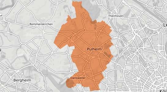 Mietspiegelkarte Pulheim Pulheim