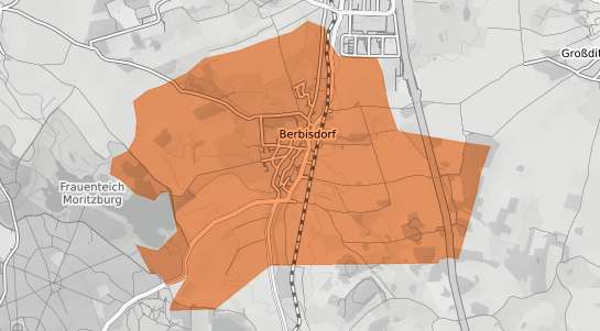 Mietspiegelkarte Radeburg Berbisdorf