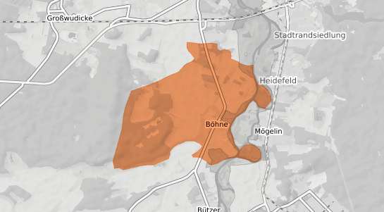 Mietspiegelkarte Rathenow B&ouml;hne