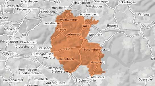 Mietspiegelkarte Reichshof Heischeid