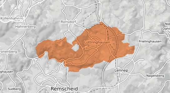 Mietspiegelkarte Remscheid Lüttringhausen