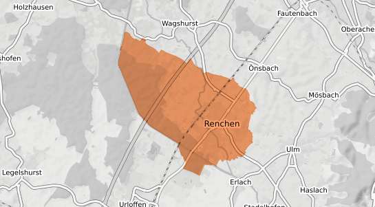 Mietspiegelkarte Renchen Renchen