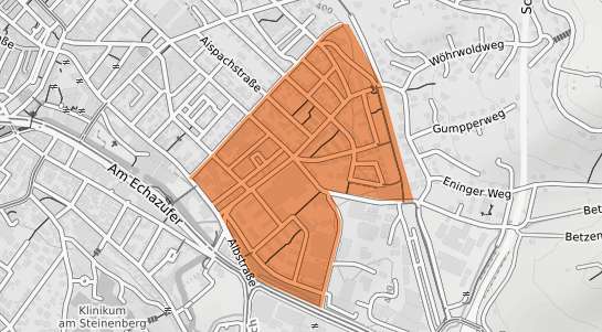 Mietspiegelkarte Reutlingen Betzenried