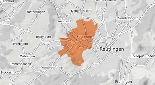 Mietspiegelkarte Reutlingen Betzingen